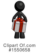 Black Design Mascot Clipart #1550658 by Leo Blanchette