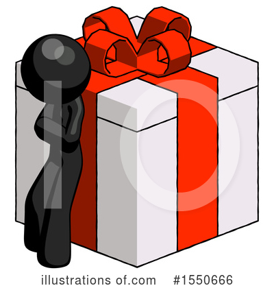 Royalty-Free (RF) Black Design Mascot Clipart Illustration by Leo Blanchette - Stock Sample #1550666