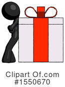 Black Design Mascot Clipart #1550670 by Leo Blanchette