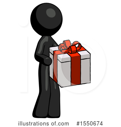 Royalty-Free (RF) Black Design Mascot Clipart Illustration by Leo Blanchette - Stock Sample #1550674