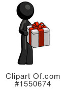 Black Design Mascot Clipart #1550674 by Leo Blanchette