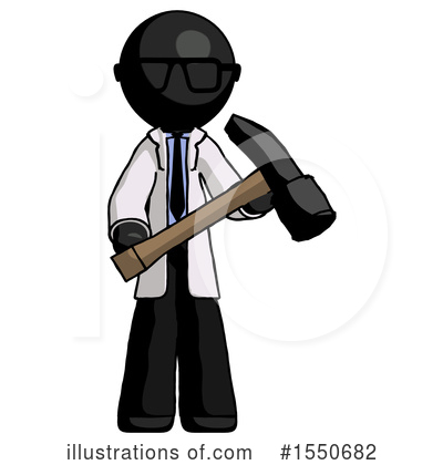 Royalty-Free (RF) Black Design Mascot Clipart Illustration by Leo Blanchette - Stock Sample #1550682