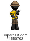 Black Design Mascot Clipart #1550702 by Leo Blanchette