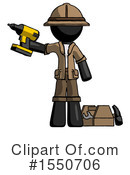 Black Design Mascot Clipart #1550706 by Leo Blanchette