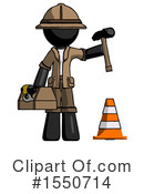 Black Design Mascot Clipart #1550714 by Leo Blanchette