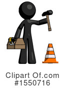 Black Design Mascot Clipart #1550716 by Leo Blanchette