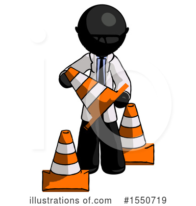 Royalty-Free (RF) Black Design Mascot Clipart Illustration by Leo Blanchette - Stock Sample #1550719