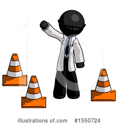 Royalty-Free (RF) Black Design Mascot Clipart Illustration by Leo Blanchette - Stock Sample #1550724