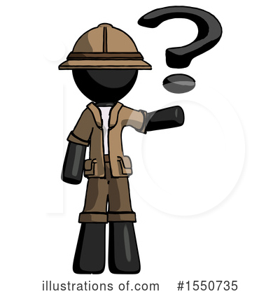 Royalty-Free (RF) Black Design Mascot Clipart Illustration by Leo Blanchette - Stock Sample #1550735
