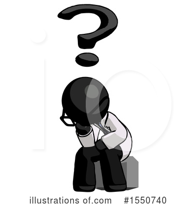 Royalty-Free (RF) Black Design Mascot Clipart Illustration by Leo Blanchette - Stock Sample #1550740