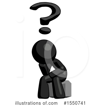 Royalty-Free (RF) Black Design Mascot Clipart Illustration by Leo Blanchette - Stock Sample #1550741