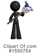 Black Design Mascot Clipart #1550754 by Leo Blanchette