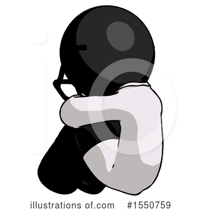 Royalty-Free (RF) Black Design Mascot Clipart Illustration by Leo Blanchette - Stock Sample #1550759