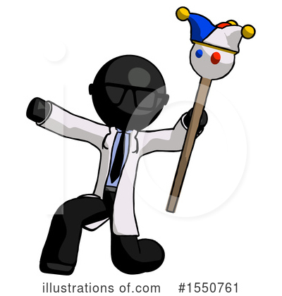 Royalty-Free (RF) Black Design Mascot Clipart Illustration by Leo Blanchette - Stock Sample #1550761