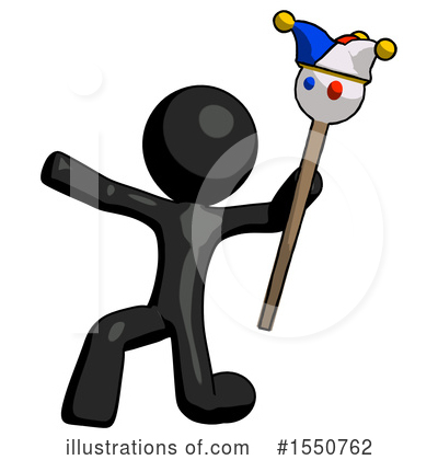 Royalty-Free (RF) Black Design Mascot Clipart Illustration by Leo Blanchette - Stock Sample #1550762