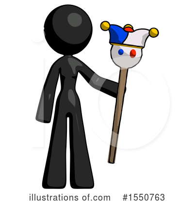 Royalty-Free (RF) Black Design Mascot Clipart Illustration by Leo Blanchette - Stock Sample #1550763