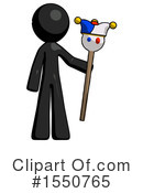 Black Design Mascot Clipart #1550765 by Leo Blanchette