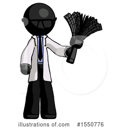 Royalty-Free (RF) Black Design Mascot Clipart Illustration by Leo Blanchette - Stock Sample #1550776