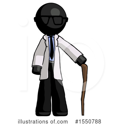 Royalty-Free (RF) Black Design Mascot Clipart Illustration by Leo Blanchette - Stock Sample #1550788