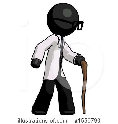 Royalty-Free (RF) Black Design Mascot Clipart Illustration by Leo Blanchette - Stock Sample #1550790
