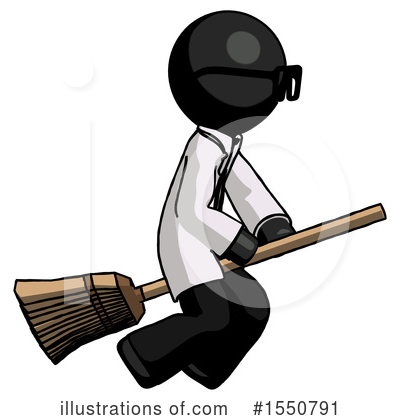 Royalty-Free (RF) Black Design Mascot Clipart Illustration by Leo Blanchette - Stock Sample #1550791