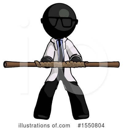 Royalty-Free (RF) Black Design Mascot Clipart Illustration by Leo Blanchette - Stock Sample #1550804