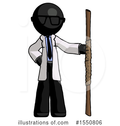 Royalty-Free (RF) Black Design Mascot Clipart Illustration by Leo Blanchette - Stock Sample #1550806