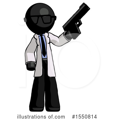 Royalty-Free (RF) Black Design Mascot Clipart Illustration by Leo Blanchette - Stock Sample #1550814
