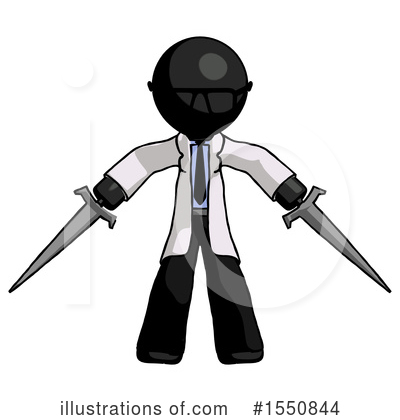 Royalty-Free (RF) Black Design Mascot Clipart Illustration by Leo Blanchette - Stock Sample #1550844