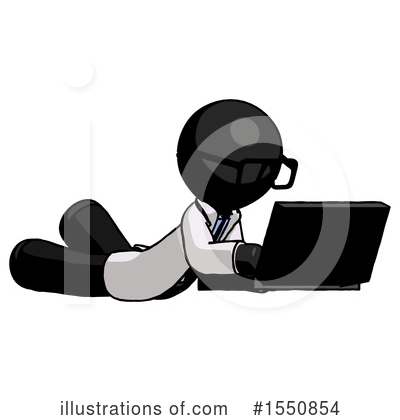 Royalty-Free (RF) Black Design Mascot Clipart Illustration by Leo Blanchette - Stock Sample #1550854