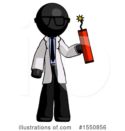 Royalty-Free (RF) Black Design Mascot Clipart Illustration by Leo Blanchette - Stock Sample #1550856
