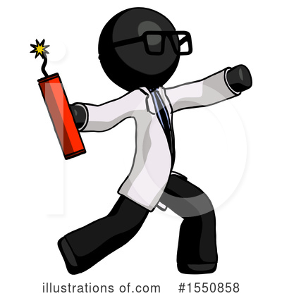 Royalty-Free (RF) Black Design Mascot Clipart Illustration by Leo Blanchette - Stock Sample #1550858