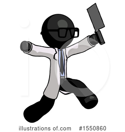Royalty-Free (RF) Black Design Mascot Clipart Illustration by Leo Blanchette - Stock Sample #1550860