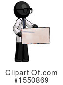 Black Design Mascot Clipart #1550869 by Leo Blanchette