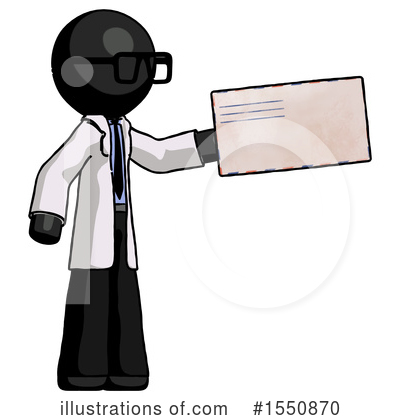 Royalty-Free (RF) Black Design Mascot Clipart Illustration by Leo Blanchette - Stock Sample #1550870