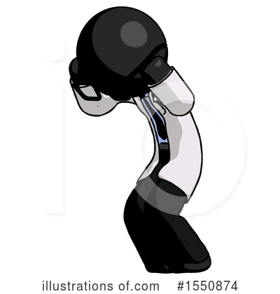 Royalty-Free (RF) Black Design Mascot Clipart Illustration by Leo Blanchette - Stock Sample #1550874