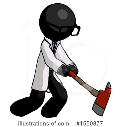 Royalty-Free (RF) Black Design Mascot Clipart Illustration by Leo Blanchette - Stock Sample #1550877