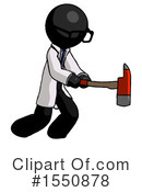 Black Design Mascot Clipart #1550878 by Leo Blanchette