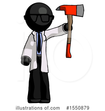 Royalty-Free (RF) Black Design Mascot Clipart Illustration by Leo Blanchette - Stock Sample #1550879