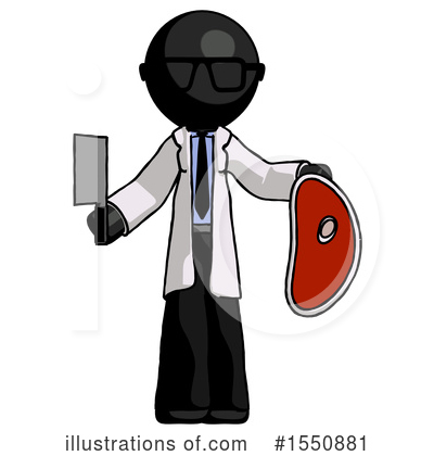 Royalty-Free (RF) Black Design Mascot Clipart Illustration by Leo Blanchette - Stock Sample #1550881