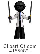 Black Design Mascot Clipart #1550891 by Leo Blanchette
