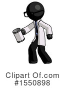 Black Design Mascot Clipart #1550898 by Leo Blanchette