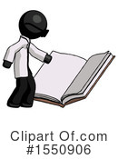 Black Design Mascot Clipart #1550906 by Leo Blanchette