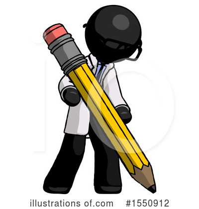 Royalty-Free (RF) Black Design Mascot Clipart Illustration by Leo Blanchette - Stock Sample #1550912