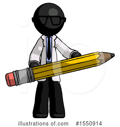 Royalty-Free (RF) Black Design Mascot Clipart Illustration by Leo Blanchette - Stock Sample #1550914