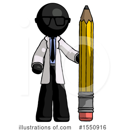 Royalty-Free (RF) Black Design Mascot Clipart Illustration by Leo Blanchette - Stock Sample #1550916