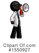 Black Design Mascot Clipart #1550927 by Leo Blanchette