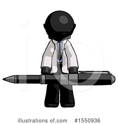 Royalty-Free (RF) Black Design Mascot Clipart Illustration by Leo Blanchette - Stock Sample #1550936