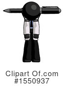 Black Design Mascot Clipart #1550937 by Leo Blanchette