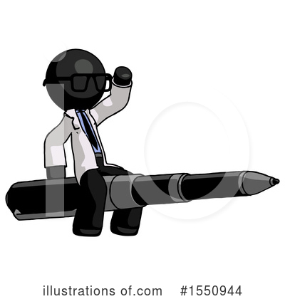 Royalty-Free (RF) Black Design Mascot Clipart Illustration by Leo Blanchette - Stock Sample #1550944
